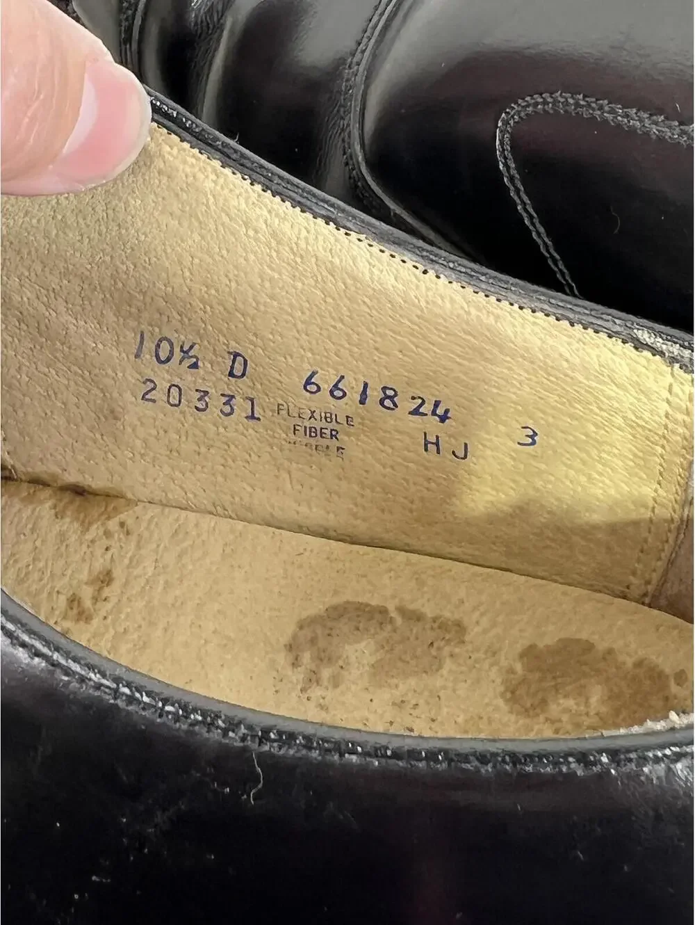 Florsheim Black Leather Oxford Dress Shoes Lace Up Size 10.5